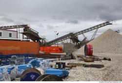 Photo Textures of  Gravel Mining Machine